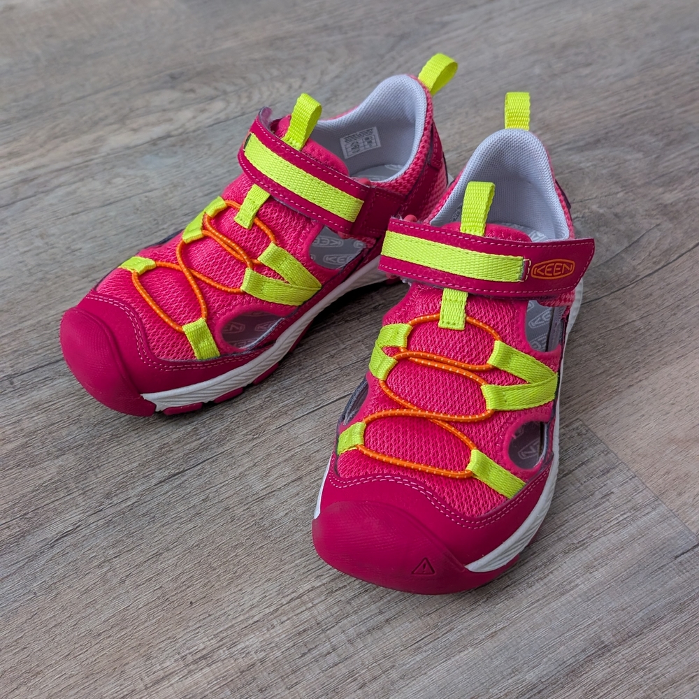 KEEN Kids' Pink and Yellow Shoes